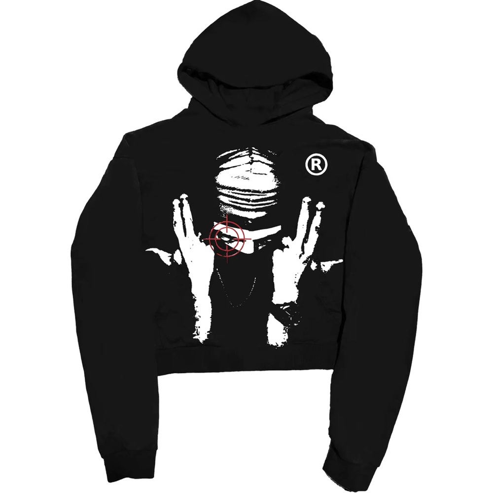 Hypedept “Target” 500G Heavyweight Hoodie – Black – Size M